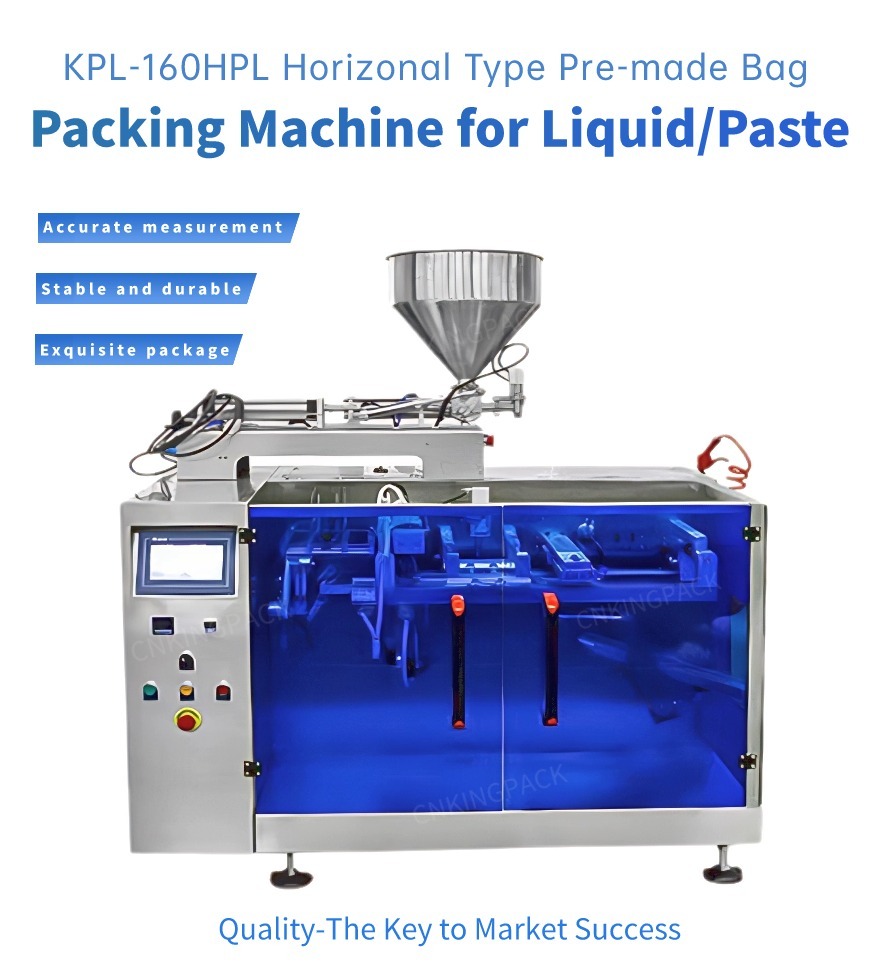 KPL-160HPL Horizonal Type Premade Bag Packing Machine for Liquid/Paste