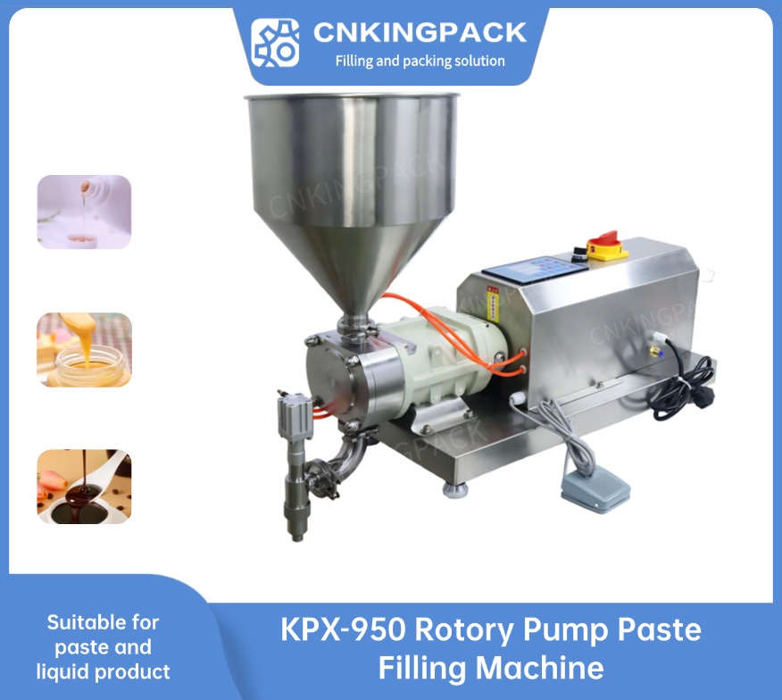 KPX-950 Rotory Pump Paste Filling Machine