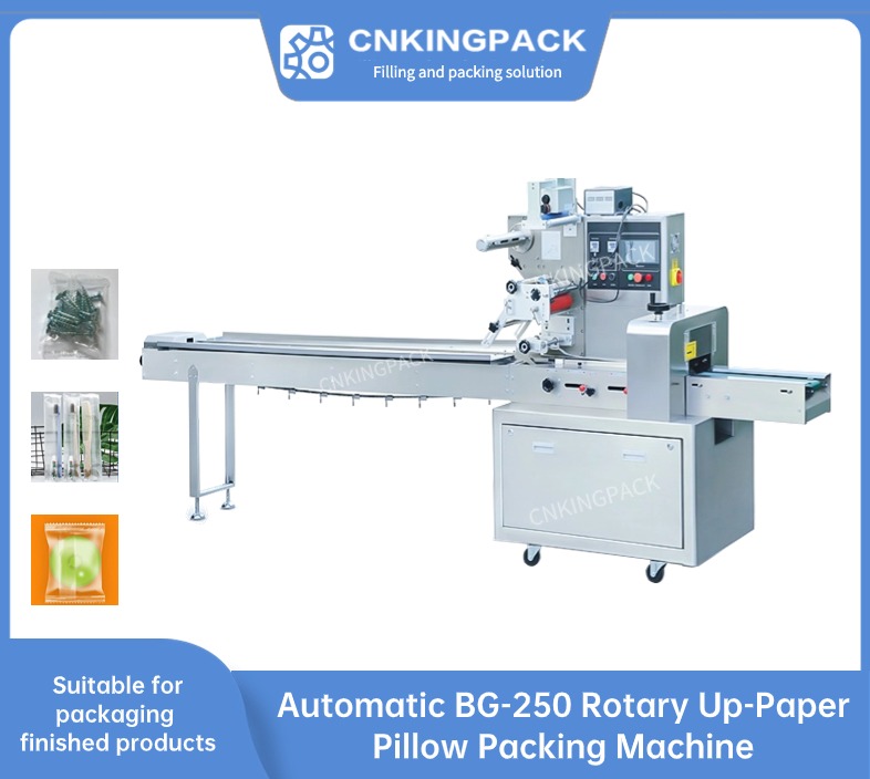 BG-250 Rotary up-paper pillow packing machine