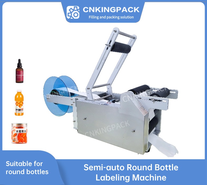 MT-50 Semi Automatic Round bottle Labeling Machine