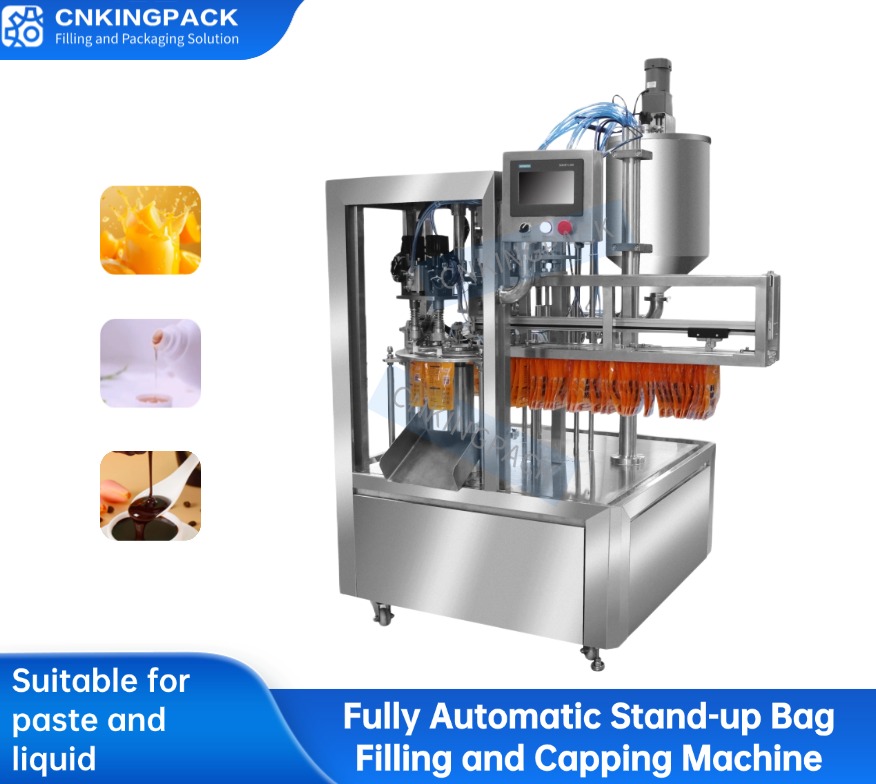 Fully Automatic Stand-up Bag Filling and Capping Machine
