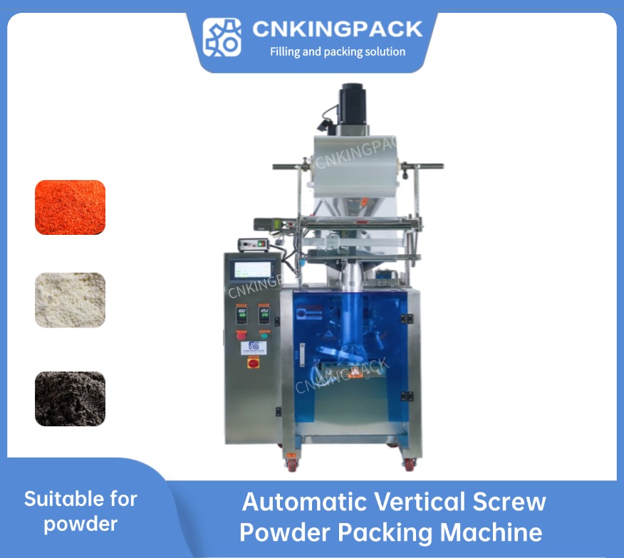 Automatic vertical screw powder packing machine